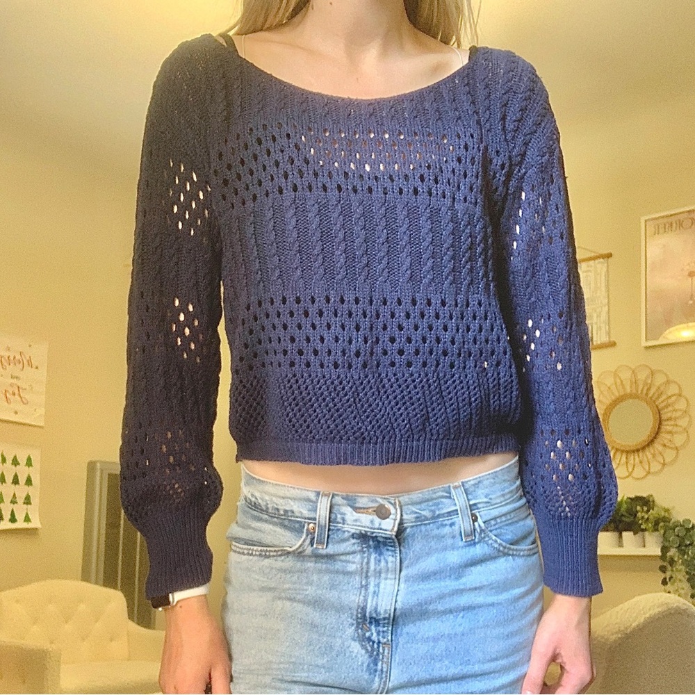Urban Outfitters Navy Sweater